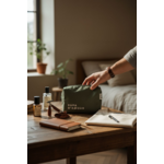 idee cadeau homme trousse de toilette kaki