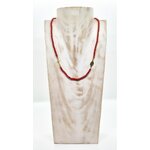Collier Argent 925 doré à lor fin et Corail véritable corse