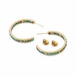 boucles d oreilles turquoise femme