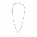Collier femme corse en or jaune et saphir