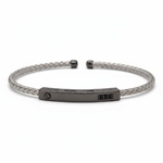 Bracelet homme bi colore en argent tendance 2026