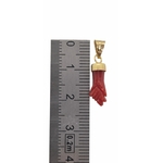 Pendentifi main en corail rouge de corse petit prix