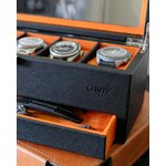 boîte à montres 5 emplacements homme noir