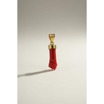 Pendentif femme - homme - main corail rouge et Or 18k