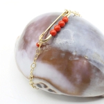 bracelet femme en corail