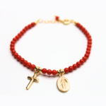 bracelet breloques et corail