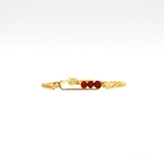 bracelet femme 3 boules en corail