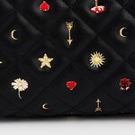 Pochette femme Noire Matelassée prix doux