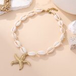 Collier femme étoile estival chic aux accents méditerranéens
