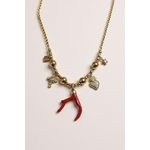 Collier Femme avec  branche en Corail rouge véritable de Corse authentique