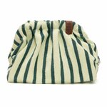 Pochette été 2026 Petit sac à main femme verte et beige cadeau