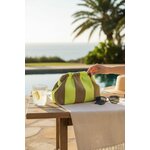 Pochette été 2026 Petit sac à main femme verte et marron clair