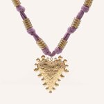 Collier femme violet prix doux