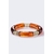Bracelet élastique coloré caramel