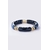 Bracelet élastique coloré bleu