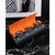 Boîte à montre de voyage 3 emplacements orange our homme