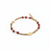 Bracelet argent 925 doré à l'or fin et corail