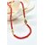 Collier Argent 925 doré à l'or fin et Corail corse