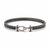 Bracelet Homme bi colore en argent oxydes de zirconium