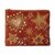 Pochette en velours brodée étoiles et coeurs bois de rose
