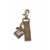 Porte clef porte bonheur  Avec pochon gros sel corail et oeil de Sainte-Lucie
