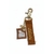 Porte clef porte bonheur talisman sel corail