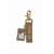 Porte clef porte bonheur talisman œil de Sainte-Lucie