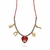 Collier femme Style Créateur Pas Cher rouge
