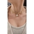 Collier femme avec oeil de sainte lucie corse