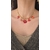 collier femme grigri breloque rouge