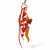 Porte clef grigri de sac rouge