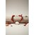 Bracelet oeil de sainte Lucie et corail argent 925 plaque or