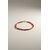 Bracelet femme en argent 925 doré a l'or fin & corail rouge