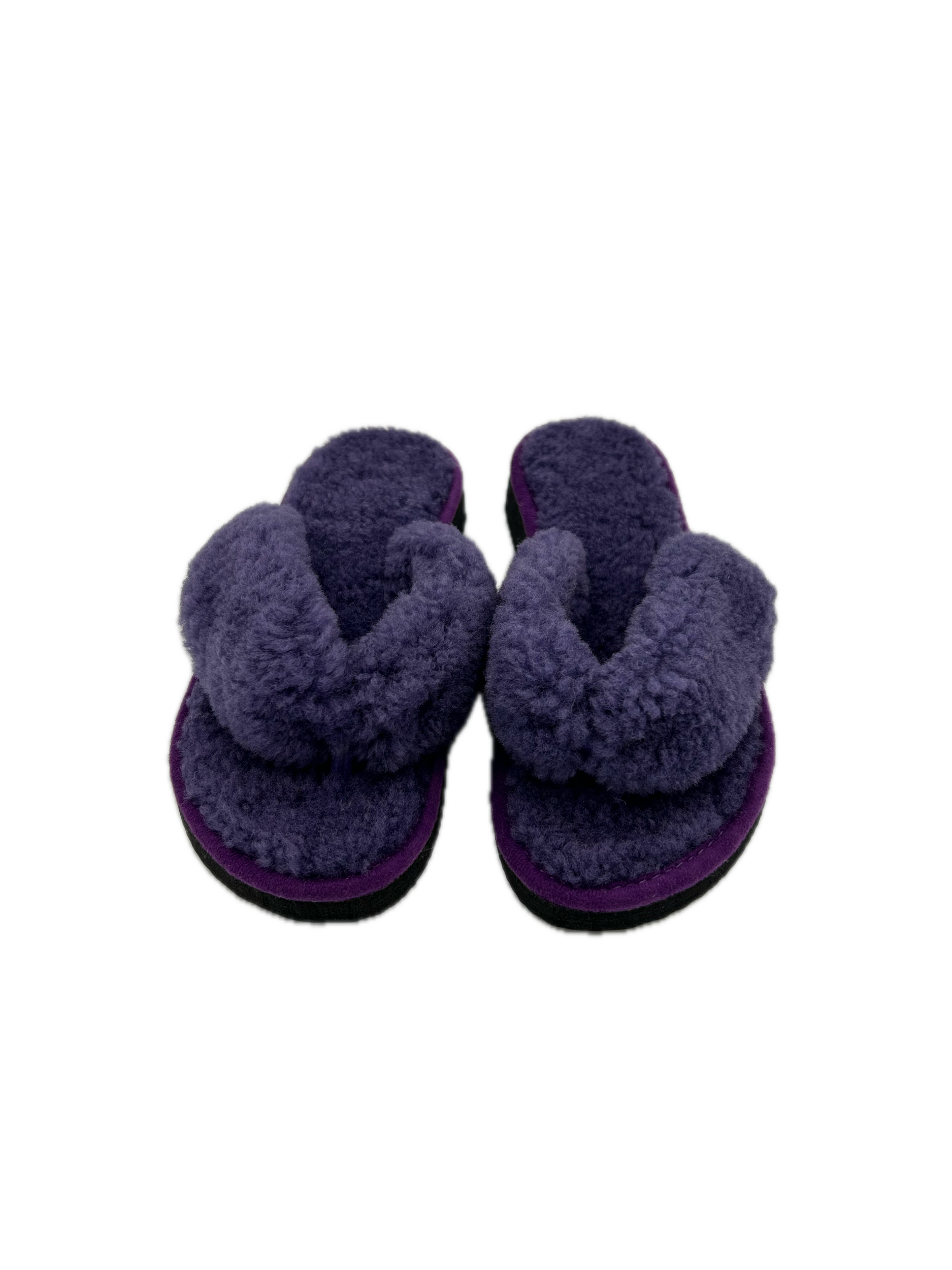 Tongues en peau de mouton violettes photo 4
