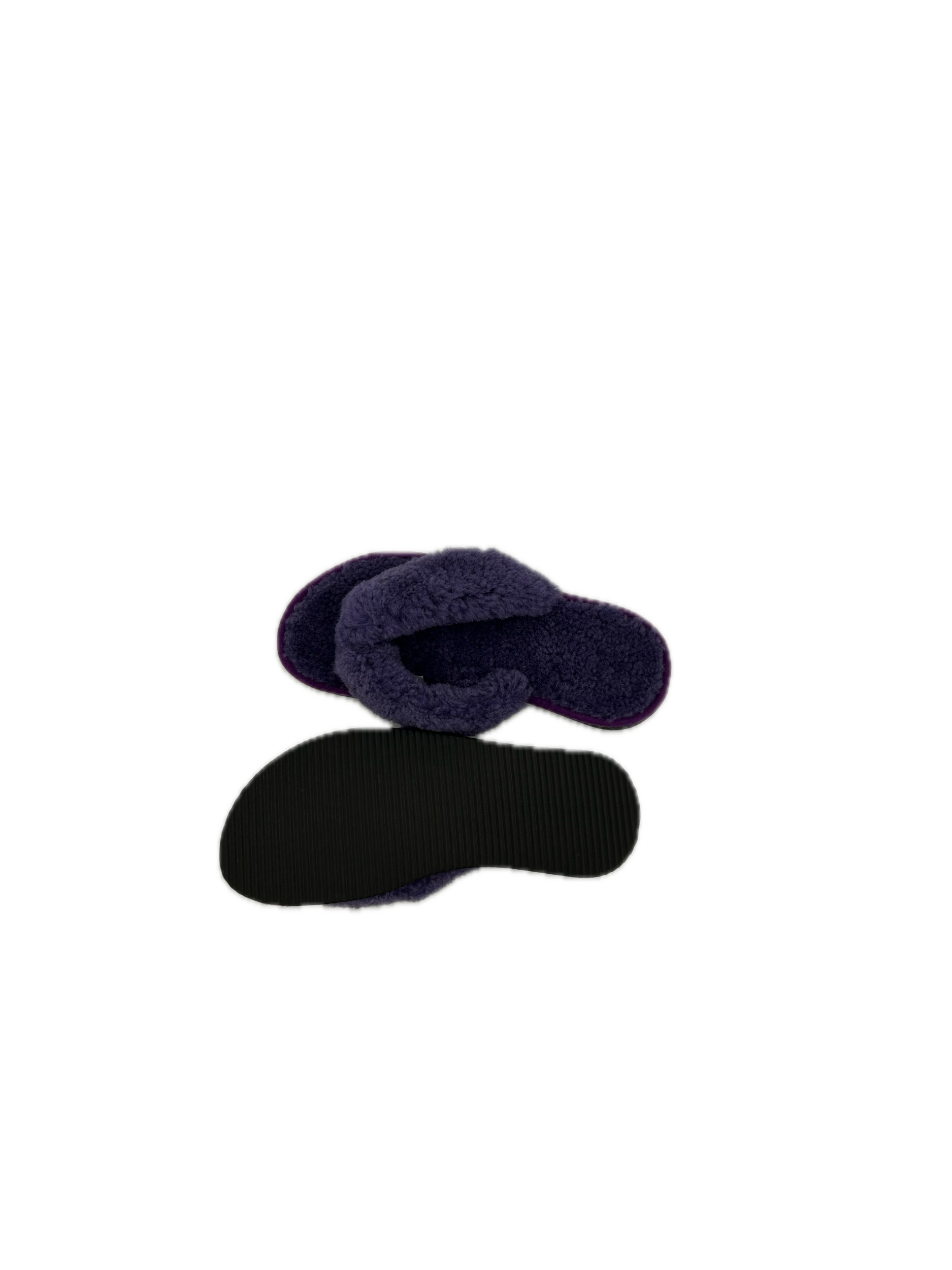 Tongues en peau de mouton violettes photo 3