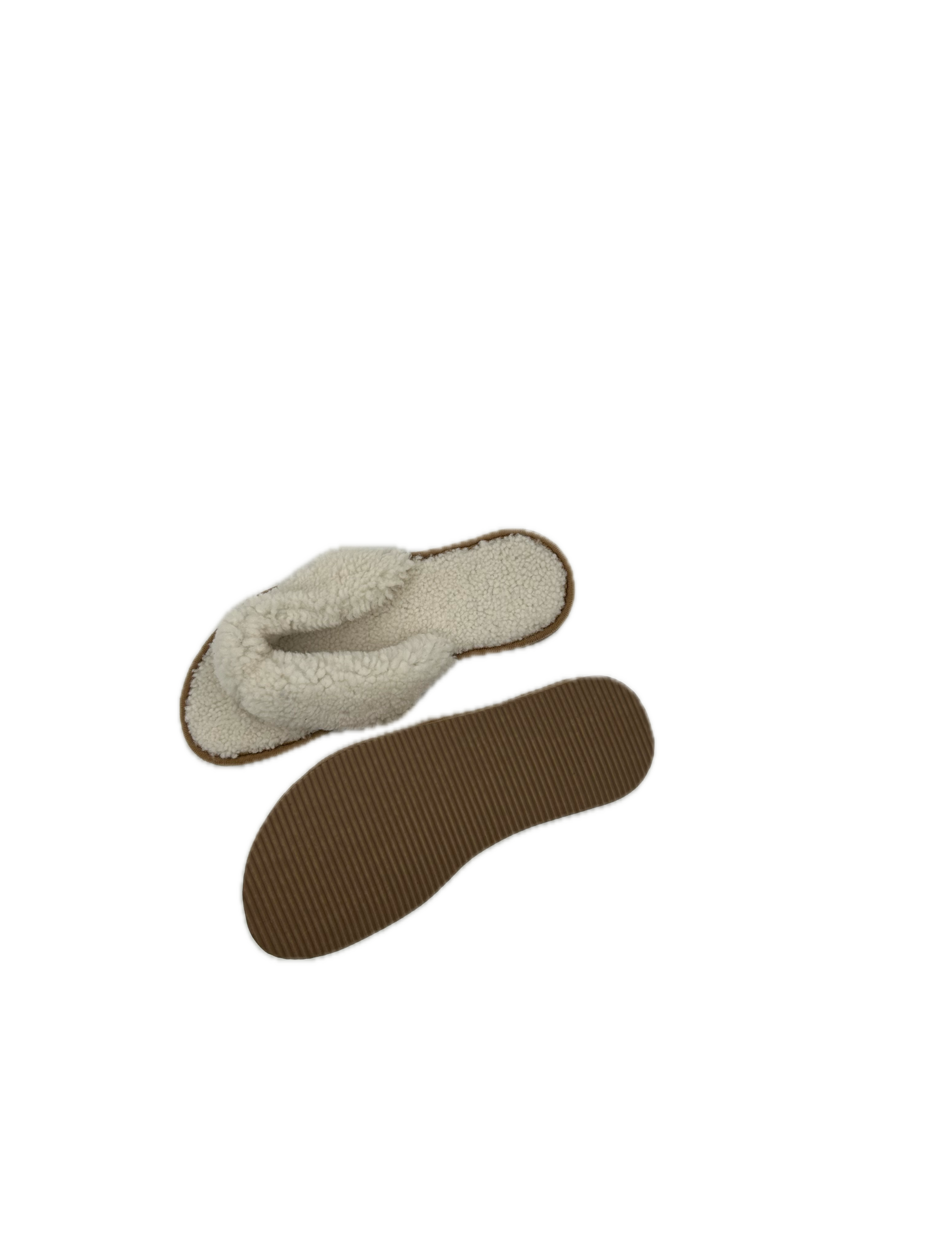 Tongues en peau de mouton blanches photo 3