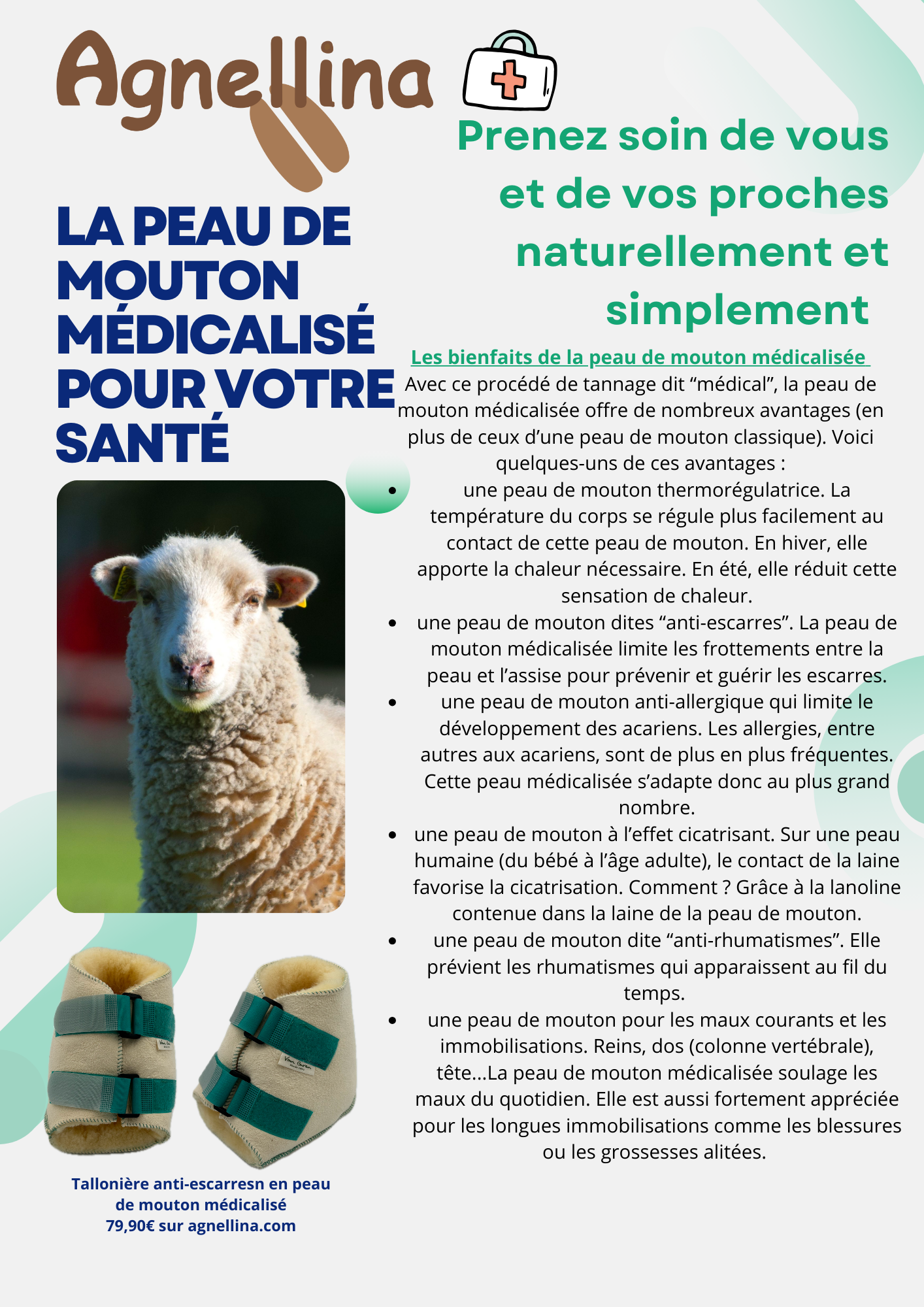Peau de mouton médicalisée : bienfaits, usages et conseils pour bien la choisir
