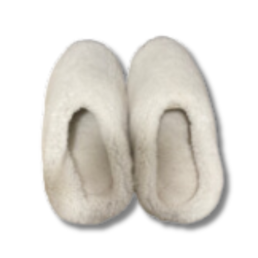Chaussons en laine et peau de mouton photo 2