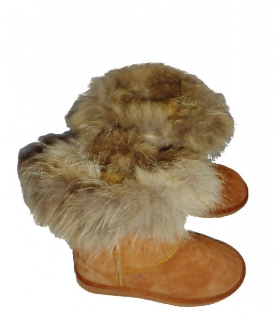 Bottes Homestead En Peau De Mouton Pour Femme - Hiver - Beige/Marron - Taille 37