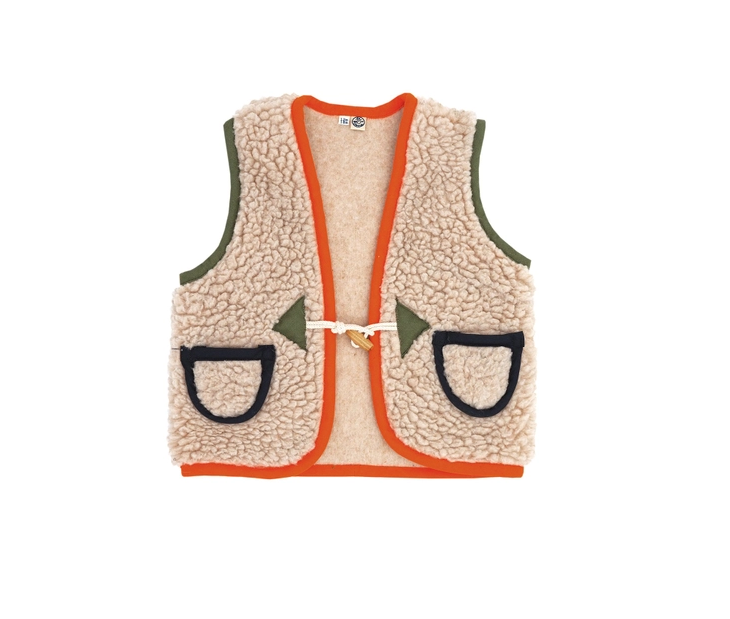 Gilet enfant en laine de mouton