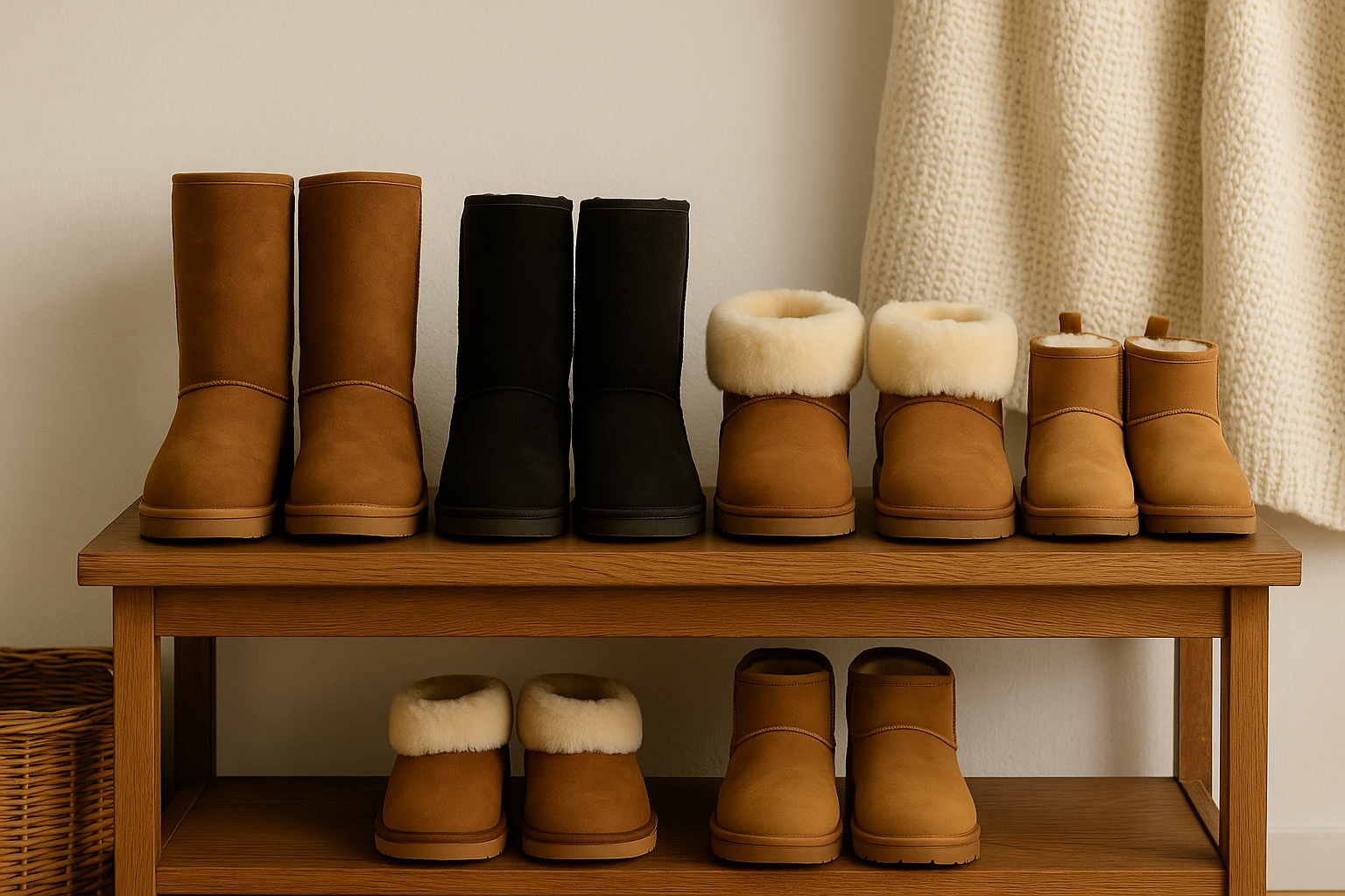 bottes peau mouton