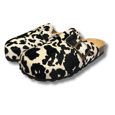 Sabots mules cuir femme semelle liège