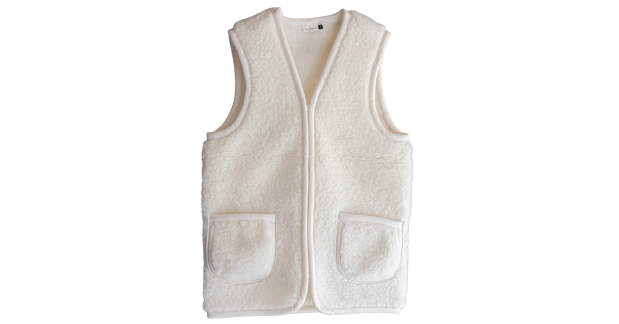Gilet Peroto En Laine Marron - Taille L - Occasion Très Bon état