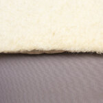 Chancelière poussette Womar S6 en laine de mouton beige foncé