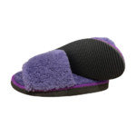 Sandales en peau de mouton violettes photo 2