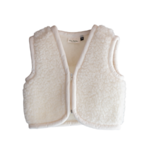 Gilet pour bébé en laine  Blanc