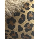 Chaussons Mules en Peau de Mouton Léopard