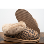 Chaussons Alaska en peau de mouton Léopard Premium (2)
