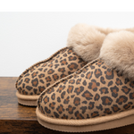 Chaussons Alaska en peau de mouton Léopard Premium (3)