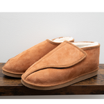 Chaussons en Peau de Mouton Naturelle à Ouverture Large – Confort, Douceur & Chaleur